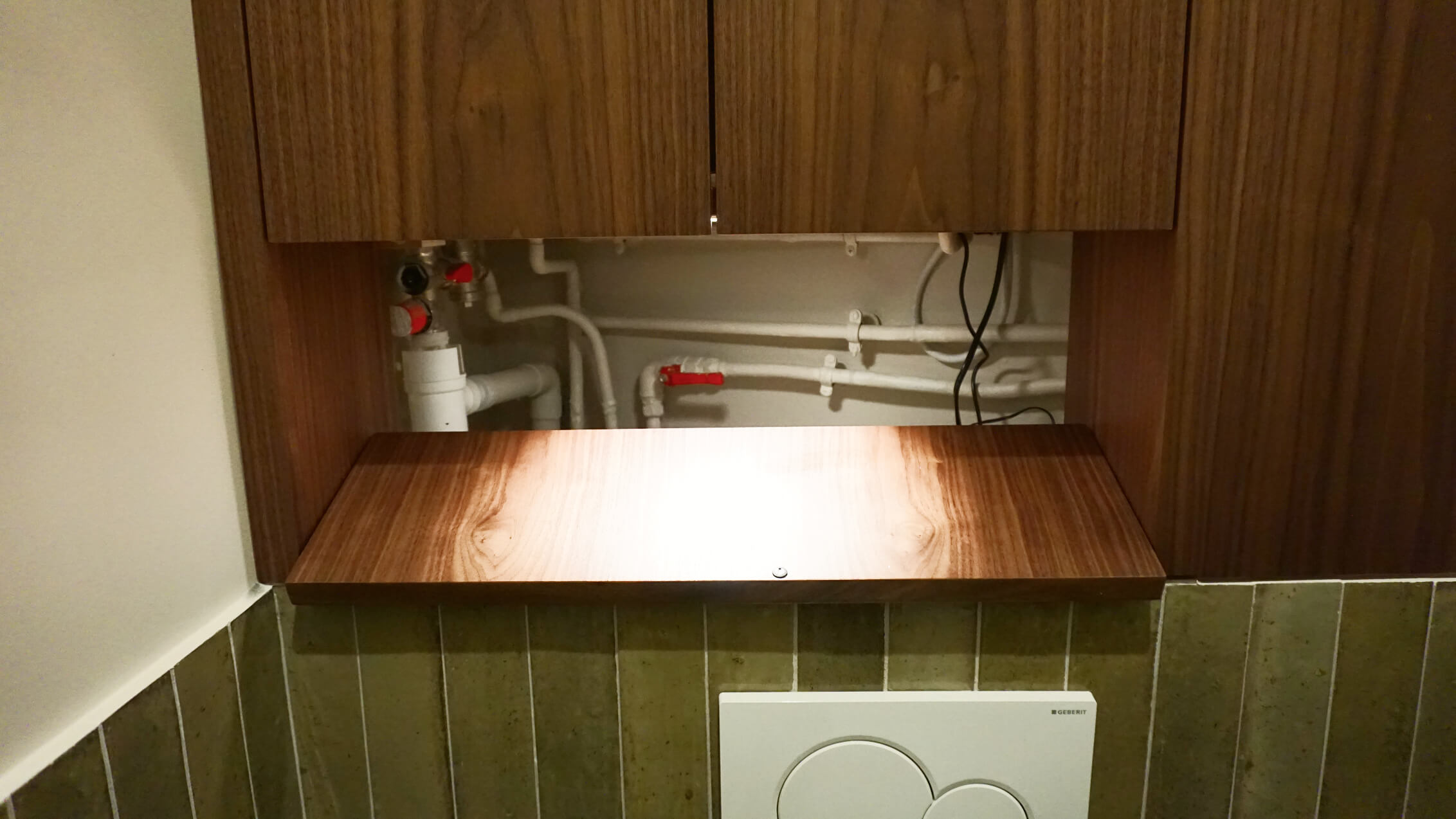 Fios do aquecedor de água